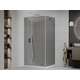 Saliekamā duša Mexen Roma 80 x 120 cm, grafīts, hroms + plakana dušas paliktnis, balta - 854-080-120-01-40-4010, 2 image