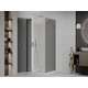 Noliecama duša Mexen Roma 80 x 80 cm, grafīts, hroms + plakana dušas paliktnis, balta - 854-080-080-01-40-4010, 3 image