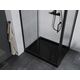 Раздвижная душевая кабина Mexen Apia 140 x 100 см, прозрачная, черная + душевой поддон Flat, черный - 840-140-100-70-00-4070B, изображение 4