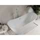 Brīvi stāvoša vanna Mexen Celia 170 x 75 cm, balta, hromēta pārplūde - 52331707500, 3 image