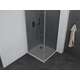 Наклонная душевая кабина Mexen Pretoria 100 x 100 см, графит, хром + плоский поддон - 852-100-100-01-40-4010, изображение 4