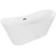 Brīvi stāvoša vanna Mexen Celia 170 x 75 cm, balta, melna pārplūde - 52331707500-B
