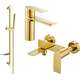 Банный набор Mexen Zero DF70, золотой - 71103DF70-50