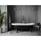 Mexen Retro brīvi stāvoša vanna 170 x 75 cm baltas/melnas melnas kājas - 53251707575-70, 2 image