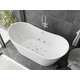 Mexen Montana brīvi stāvoša vanna 180 x 90 cm balta - 52011809000-148, 3 image