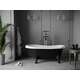 Отдельностоящая ванна Mexen Retro 150 x 73 см, белые / черные, черные ножки - 53251507375-70, изображение 2