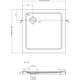 Душевой поддон Mexen Flat Square Square Slim 70 x 70 см, белый, хромированный сифон - 40107070, изображение 5