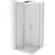 Квадратная душевая кабина Mexen Rio 80 x 80 см, прозрачная, хром - 860-080-080-01-00