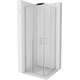 Квадратная душевая кабина Mexen Rio 70 x 70 см, прозрачная, хром - 860-070-070-01-00