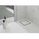 Mexen Plakana kvadrātveida grīdas noteka 12 x 12 cm, hroms - 1010012, 3 image