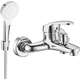Mexen Erica R72 vannas maisītājs ar dušas komplektu, hroms - 74643R72-00