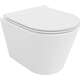 Mexen Rico Rimless tualetes pods ar lēni aizveramu sēdekli, plāns, duroplasts, balts - 30720500