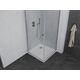 Душевая кабина складная Mexen Pretoria 90 x 90 см, прозрачная, хром + поддон плоский - 852-090-090-01-00-4010, изображение 4