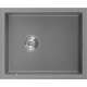 Мойка гранитная Mexen Pedro 560 x 460 мм, серая - 6508561000-71