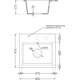 Mexen Milo akmens massas izlietne  435 x 410 mm, 6505441000-69, изображение 5