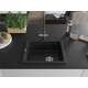 Mexen Pedro   granīta izlietne 560 x 460 mm, melna - 6508561000-77, 3 image