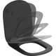 Ideal Standard Poda vāks TESI IdealStandard melnais Soft Close