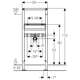 Geberit izlietnes rāmis, H 112 cm, изображение 2