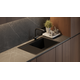 Virtuves izlietne no nerūsējošā tērauda ar PVD pārklājumu WISENT 7851B-R/L (78х51cm), 3 image
