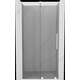 Раздвижная душевая дверь Mexen Velar 100 см, прозрачная, белая - 871-100-000-01-20