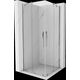 Mexen Velar Duo выдвижная душевая кабина 100 x 100 см, прозрачная, хром - 871-100-100-02-01