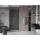 Раздвижная душевая дверь Mexen Velar 100 см, прозрачная, черная - 871-100-000-01-70, изображение 2