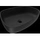 Mexen Ono umywalka nablatowa z konglomeratu 51 x 39 cm, czarna - 23045171