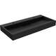 Mexen Ava umywalka nablatowa z konglomeratu 2/O 100 x 46 cm, czarna - 23011072