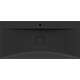 Mexen Poli umywalka nablatowa z konglomeratu 1/O 100 x 48 cm, czarna - 23021071, 5 image