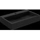 Mexen Ava galda izlietne no konglomerāta 1/O 60 x 38 cm, melna - 23016071