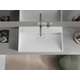 Mexen Ava galda izlietne no B/O konglomerāta 80 x 46 cm, balta - 23018000, 4 image