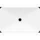 Mexen Esper umywalka nablatowa z konglomeratu 60 x 38 cm, biała - 23036001, 5 image