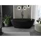 Mexen Eris wanna wolnostojąca 170 x 85 cm, czarna, przelew czarny - 53441708570-B, 2 image