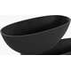 Mexen Bari wanna wolnostojąca z konglomeratu 165 x 75 cm, czarna mat - 57221657570