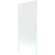 Шторка для ванны Mexen Next одностворчатая 80 x 150 см, прозрачная, белая - 895-080-000-00-00-20