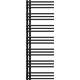 Mexen Neptun vannas istabas radiators 1400 x 500 mm, 532 W, melns - W101-1400-500-00-70
, Krāsa: Melns, Platums: 50, Dziļums: 6, Augstums: 140, 5 image