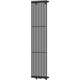 Dekoratīvais radiators Mexen Tulsa 1600 x 420 mm, 613 W, melns - W219-1600-420-00-70