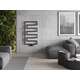 Dekoratīvais radiators Mexen Florida 1080 x 600 mm, 358 W, melns - W206-1080-600-00-70, Krāsa: Melns, Platums: 60, Augstums: 108, 2 image
