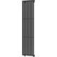 Dekoratīvais radiators Mexen Oregon 1800 x 480 mm, 805 W, melns - W202-1800-490-00-70, Krāsa: Melns, Platums: 48, Augstums: 180
