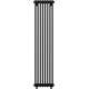 Dekoratīvais radiators Mexen Denver 1600 x 378 mm, 1487 W, melns - W215-1600-378-00-70, Krāsa: Melns, Platums: 40, Augstums: 160, 5 image
