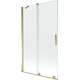 Mexen Velar parawan nawannowy 2-skrzydłowy przesuwny 110 x 150 cm, transparent, złoty - 896-110-000-01-50