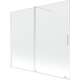 Шторка для ванны Mexen Velar, 2-створчатая раздвижная, 180 x 150 см, прозрачная, белая - 896-180-000-01-20