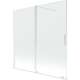 Mexen Velar parawan nawannowy 2-skrzydłowy przesuwny 160 x 150 cm, transparent, biały - 896-160-000-01-20