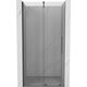 Mexen Velar drzwi prysznicowe rozsuwane 120 cm, transparent, gun gray szczotkowany - 871-120-000-01-66