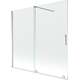 Шторка для ванны Mexen Velar, 2-створчатая раздвижная, 170 x 150 см, прозрачная, хром - 896-170-000-01-01
