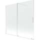 Шторка для ванны Mexen Velar, 2-створчатая раздвижная, 170 x 150 см, прозрачная, белая - 896-170-000-01-20