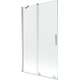 Mexen Velar parawan nawannowy 2-skrzydłowy przesuwny 110 x 150 cm, transparent, chrom - 896-110-000-01-01