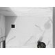 Kompozītmateriāla dušas paliktnis Mexen Stone+ taisnstūrveida 110 x 80 cm, balts, melns pārvalks - 44108011-B, 4 image