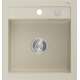 Mexen Vito zlewozmywak granitowy 1-komorowy 520 x 490 mm, beżowy - 6503521000-69