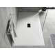 Mexen Hugo brodzik prostokątny SMC 200 x 100 cm, biały, maskownica czarna - 42101020-B, 3 image